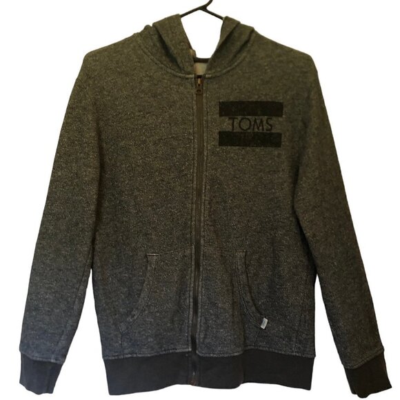 Toms for Target gray hoodie youth sz L [could also fit women's sz S] - Picture 2 of 8